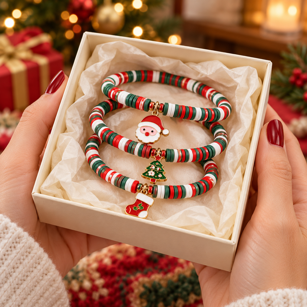 Christmas Hand Bracelets – Festive Holiday Wristbands